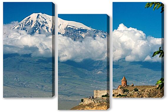 Модульная картина - Арарат со смотровой площадки Хор Вирап