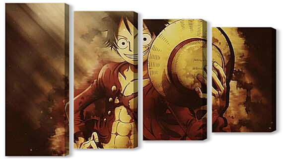 Модульная картина - Ван Пис Луффи
