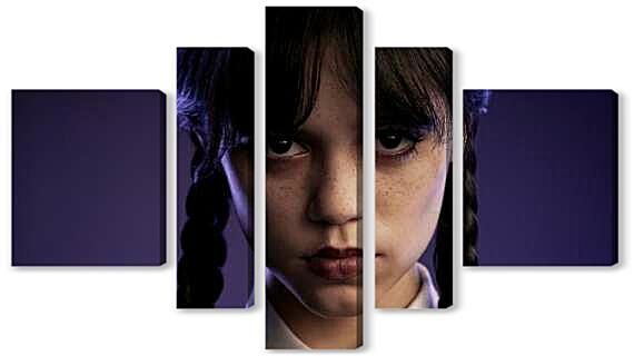 Модульная картина - Уэнзди Аддамс