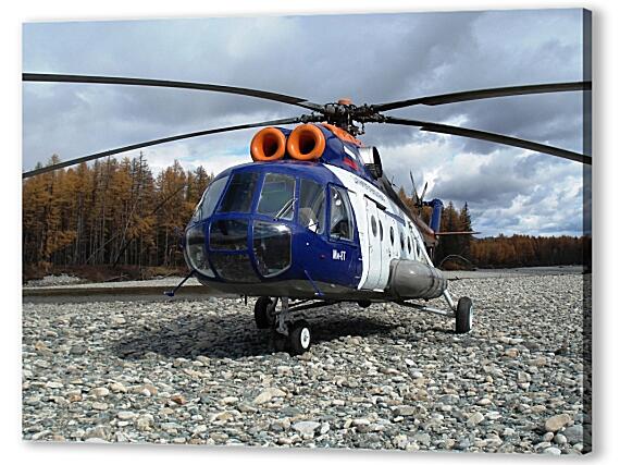 Картина маслом - Вертолет Ми-8