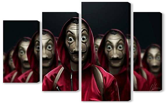 Модульная картина - Сериал Бумажный дом