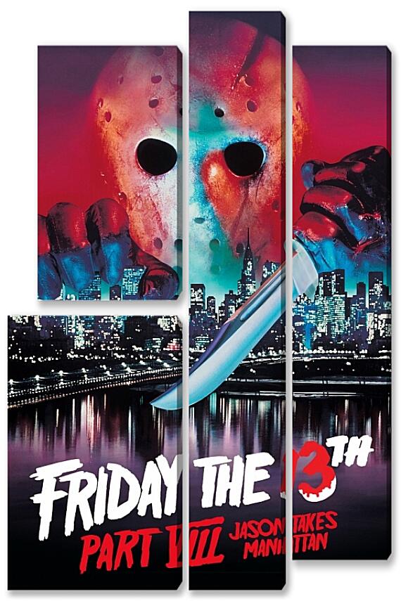 Модульная картина - Friday the 13 th