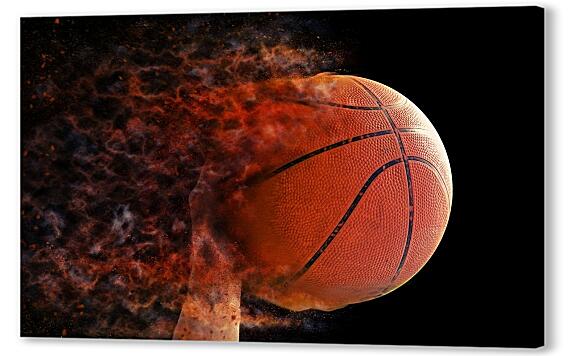 Картина маслом - Баскетбольный мяч