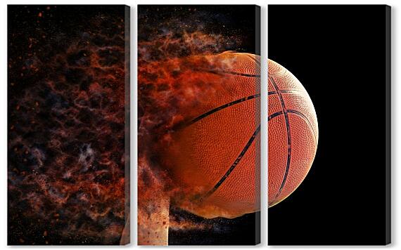 Модульная картина - Баскетбольный мяч