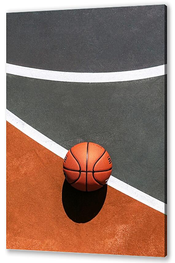 Картина маслом - Баскетбольная площадка