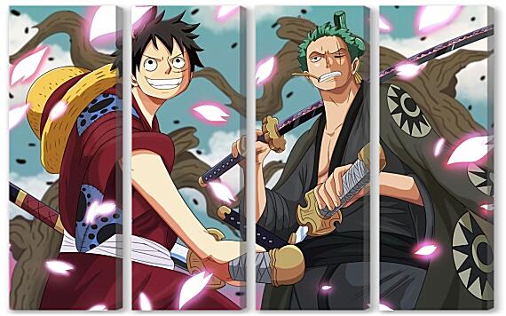 Модульная картина - Ророноа Зоро, One Piece