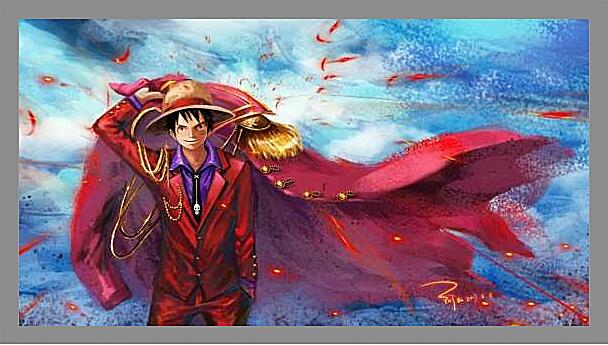 Картина - Луффи арт, Ван Пис