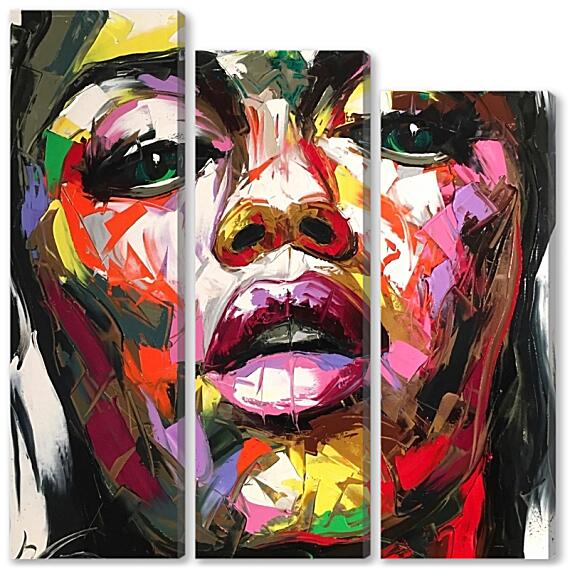 Модульная картина - Томный взгляд