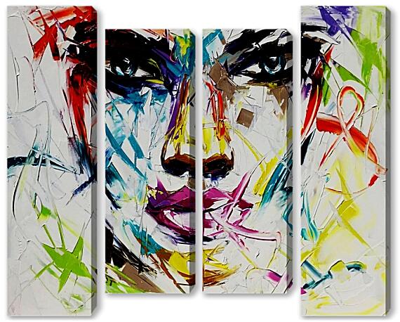 Модульная картина - Хищный взгляд