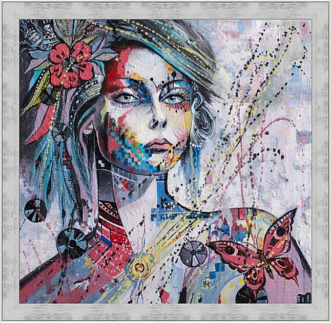 Картина - Цветок в волосах