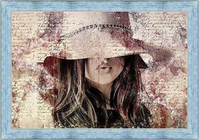 Картина - Цепочка на шляпке