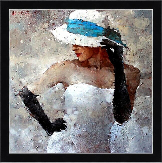 Картина - Чёрные перчатки