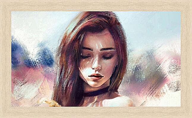 Картина - Шатенка