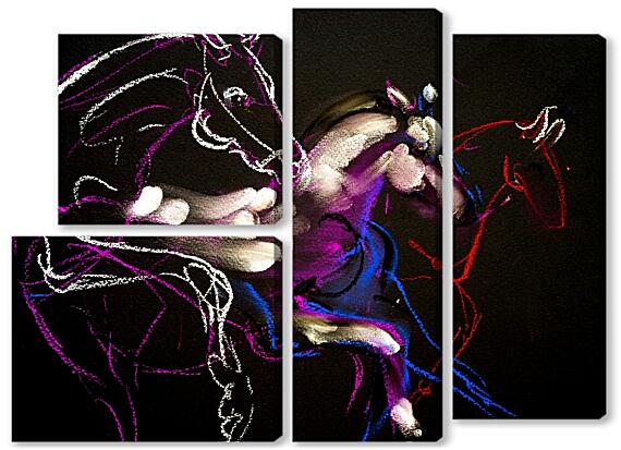 Модульная картина - В движении