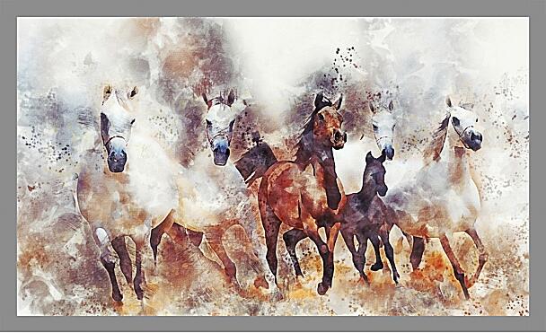 Картина - Лошадки