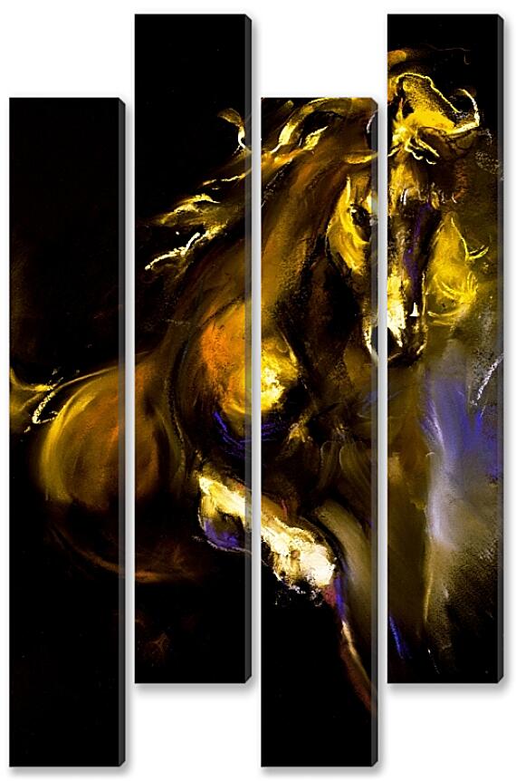 Модульная картина - Огненный