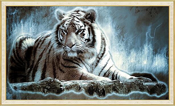 Картина - Тигр отдыхает