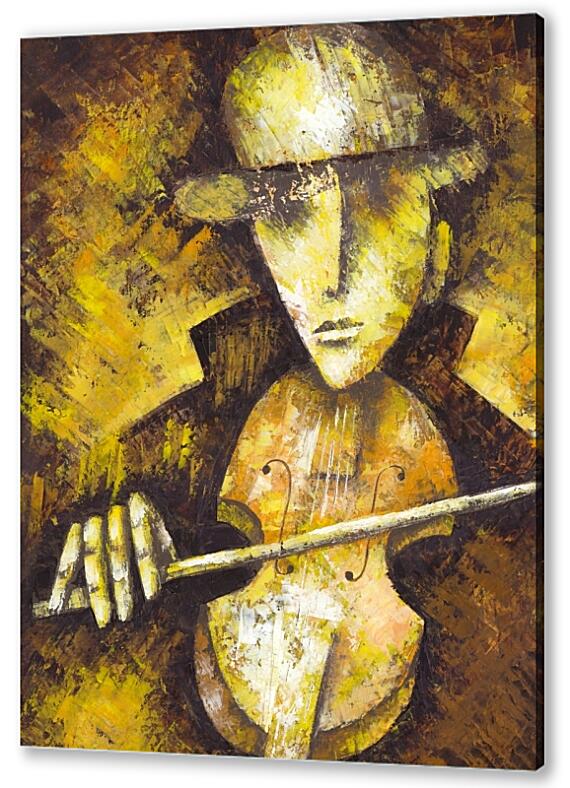 Постер (плакат) - Игра на скрипке