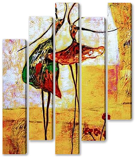 Модульная картина - Балерины