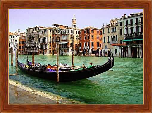 Картина - Две Венецианские гондолы