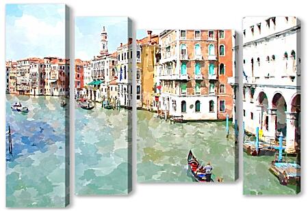 Модульная картина - Гранд канал Венеции