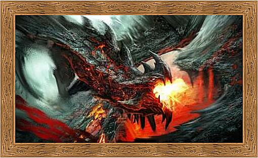 Картина - Огнедышащий дракон