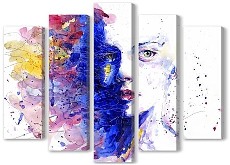 Модульная картина - Яркие краски