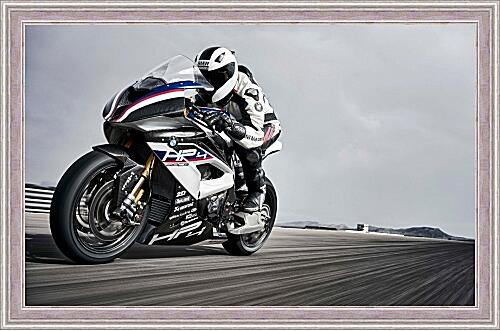 Картина - Спортбайк БМВ. Sportbike BMW S 1000RR