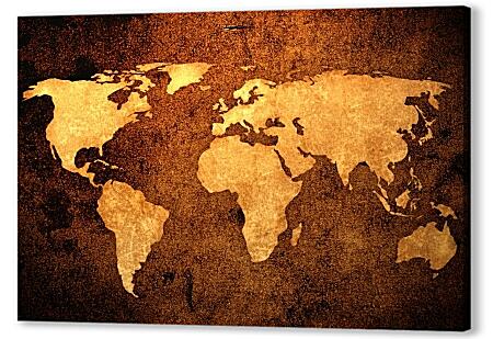 Картина маслом - Карта мира