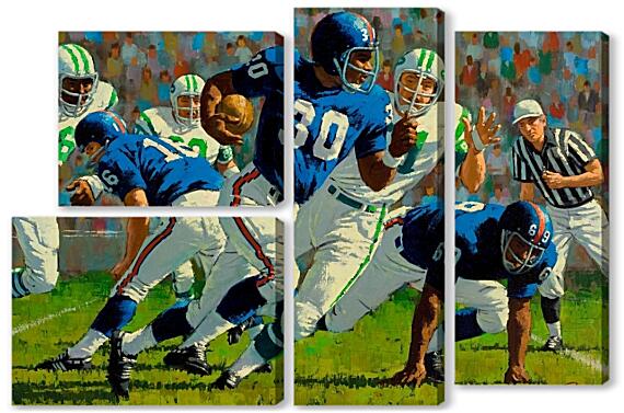 Модульная картина - Американский футбол