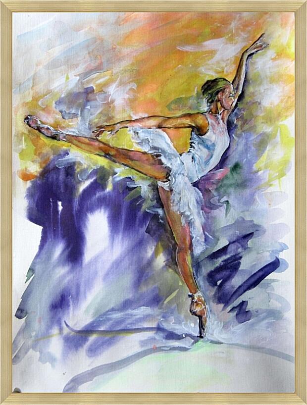 Картина - Балерина в белом
