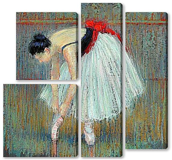 Модульная картина - Красный бант