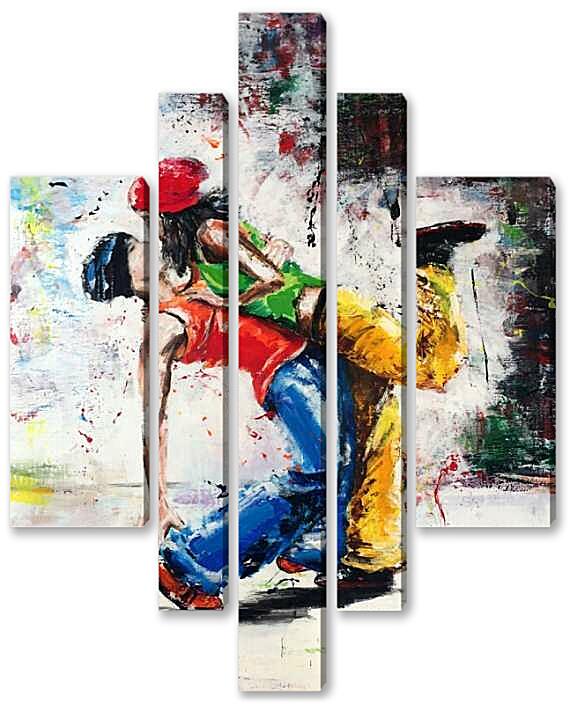 Модульная картина - Ритм улицы