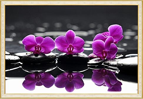 Картина - Орхидеи на воде