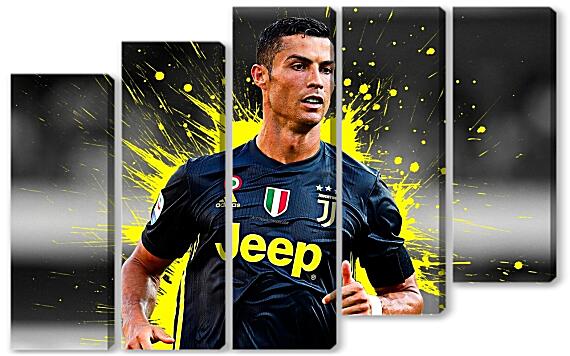 Модульная картина - Cristiano Ronaldo Juventus