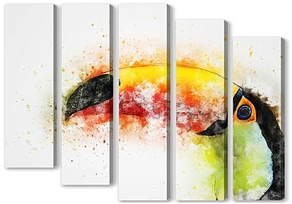 Модульная картина - Тукан