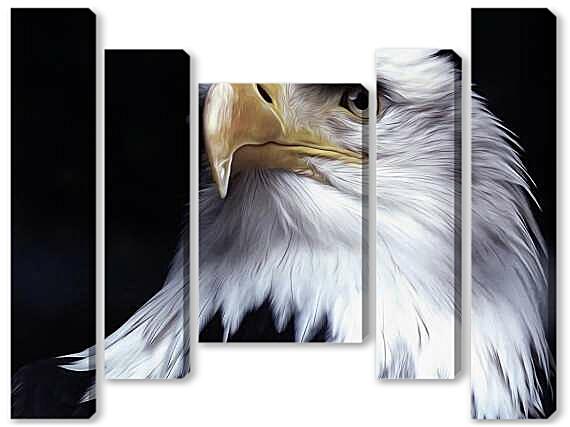 Модульная картина - Взгляд орлана