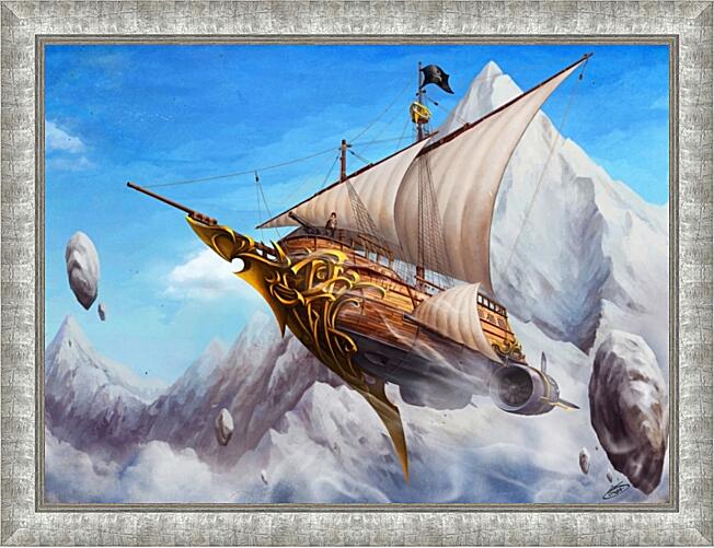 Картина - Пиратский корабль