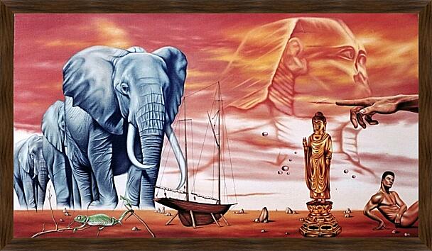 Картина - Слоны