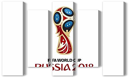 Модульная картина - Чемпионат мира по футболу Россия 2018