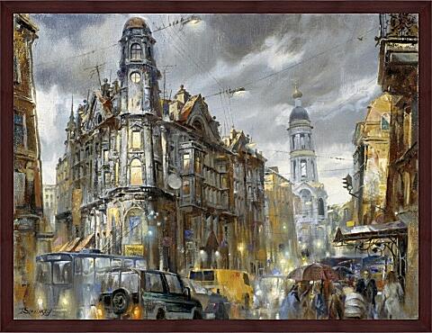 Картина - Дождь в Санкт-Петербурге
