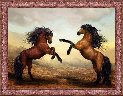 Картина - Лошадиные танцы