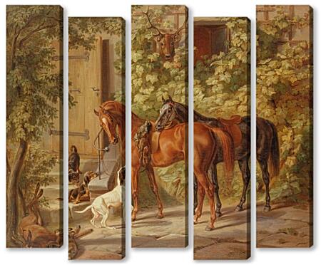 Модульная картина - После охоты