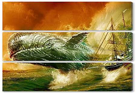 Модульная картина - Моби Дик