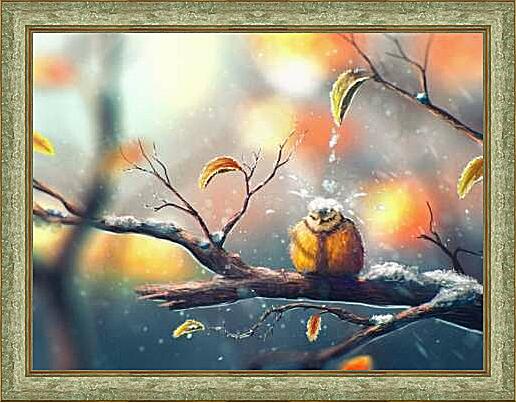 Картина - Синица и капель