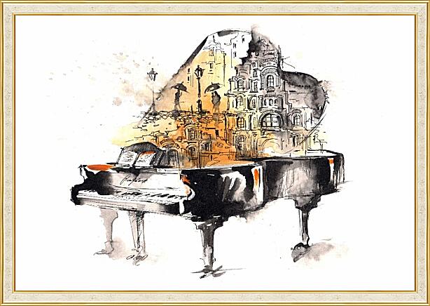 Картина - Рояль