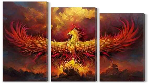 Модульная картина - Феникс