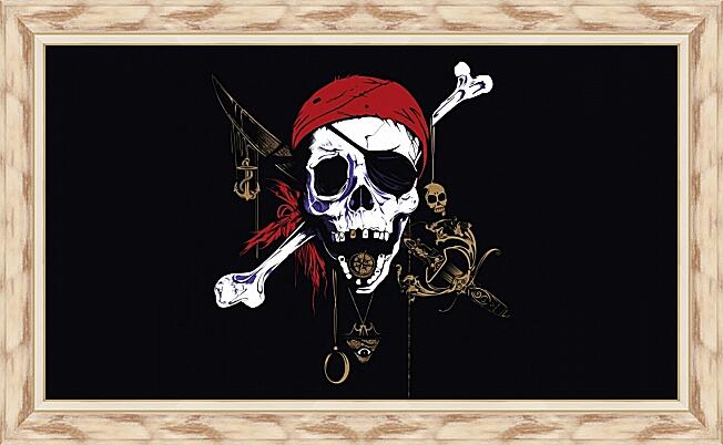 Картина - Пират в красной бандане
