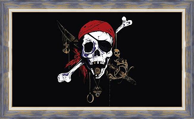Картина - Пират в красной бандане