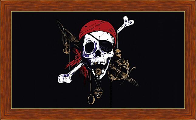 Картина - Пират в красной бандане
